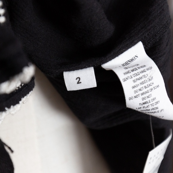 ULLA JOHNSON Ophelia Embroidered Peasant Blouse - Size 2, NWT - Picture 10 of 10